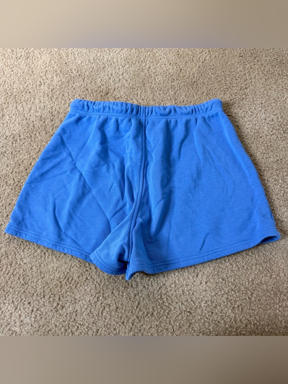 nuuds French Terry Shorts in Harbor Blue Size Medium - Picture 3 of 4